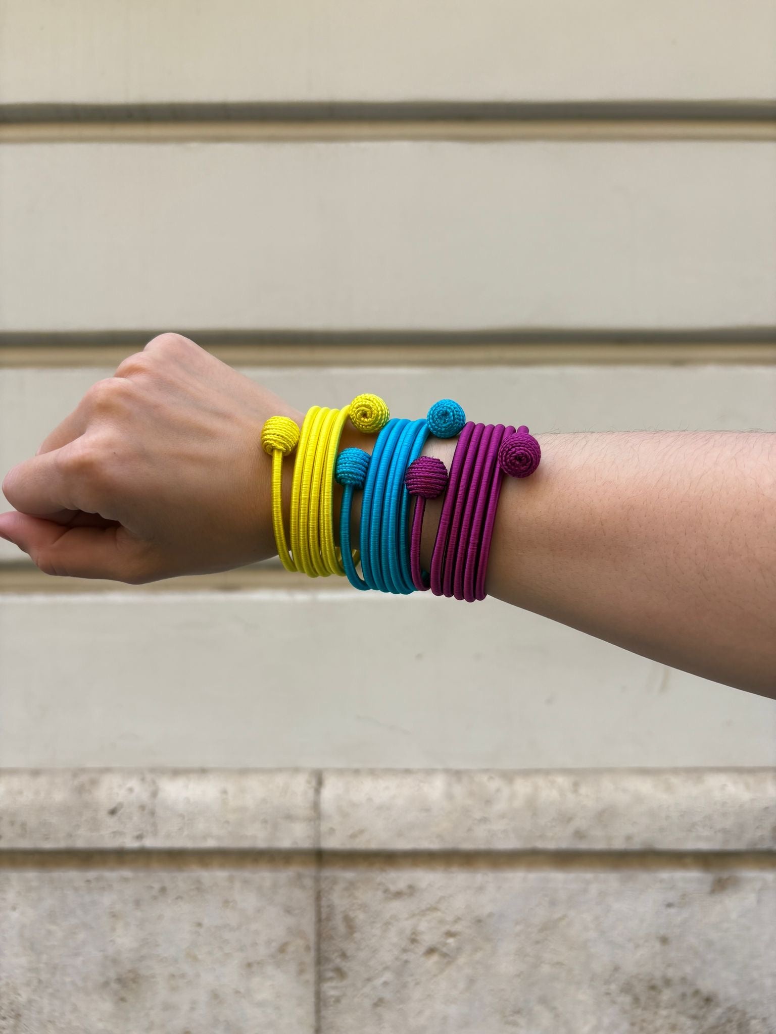 Brazalete Khadija Espiral Colores