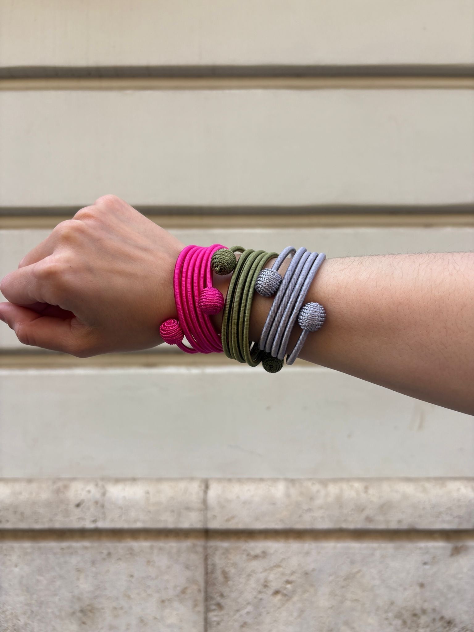 Brazalete Khadija Espiral Colores