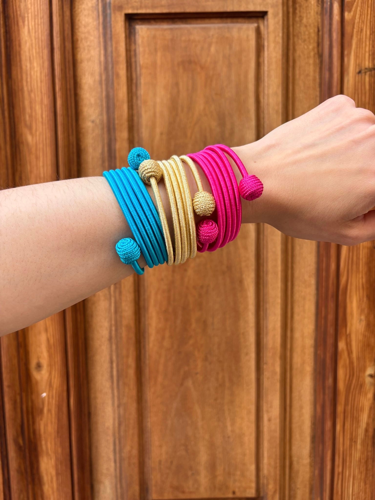 Brazalete Khadija Espiral Colores