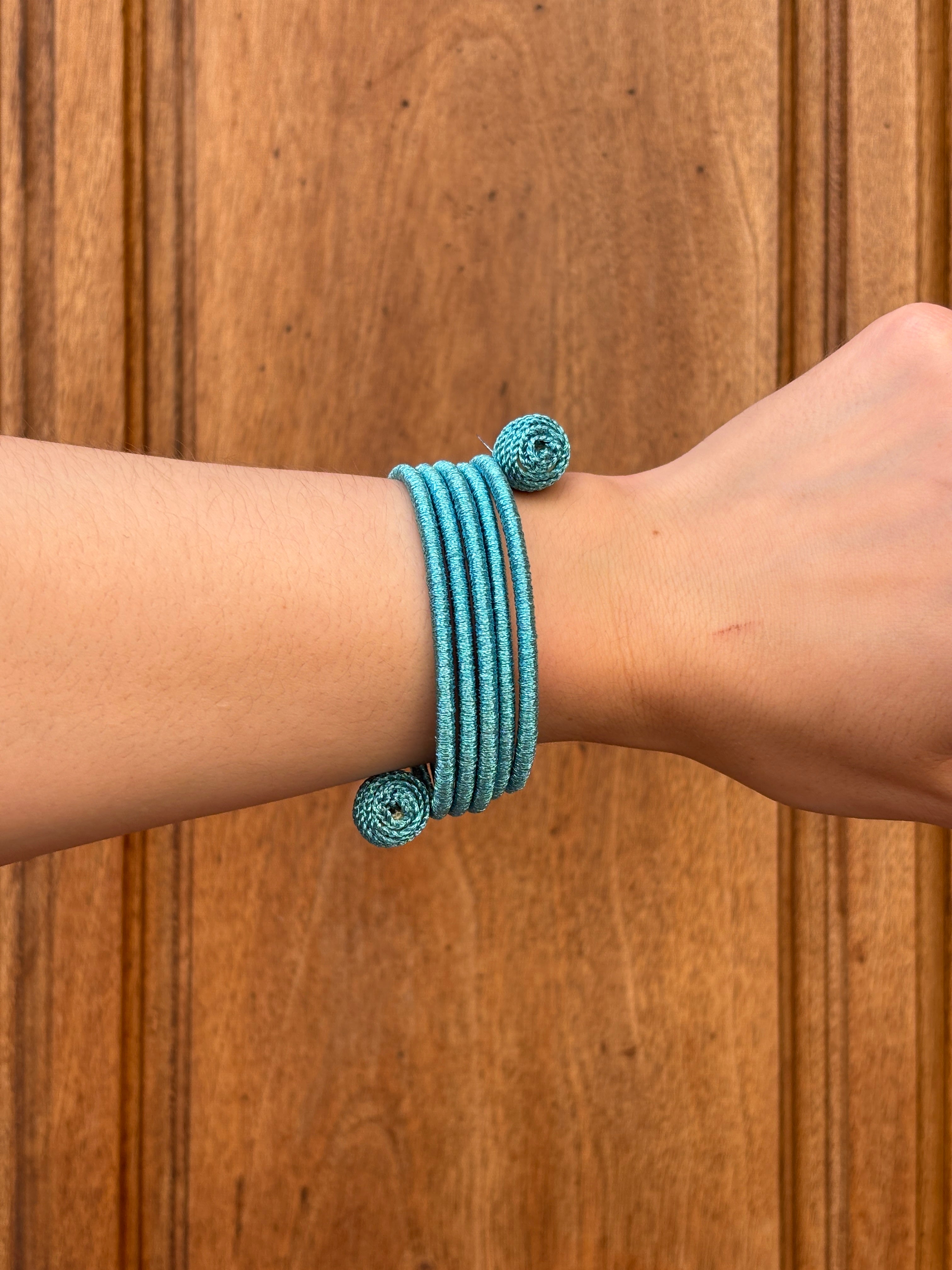 Brazalete Khadija Espiral Metalizados