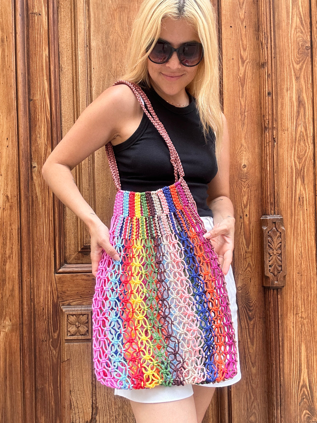Bolso Rejilla Chauen Multicolor