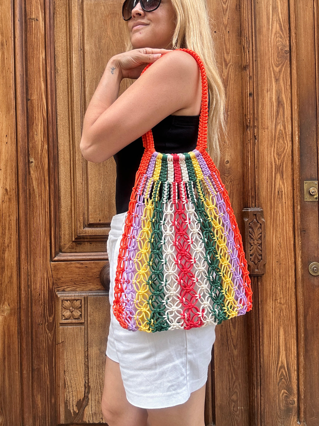 Bolso Rejilla Chauen Multicolor