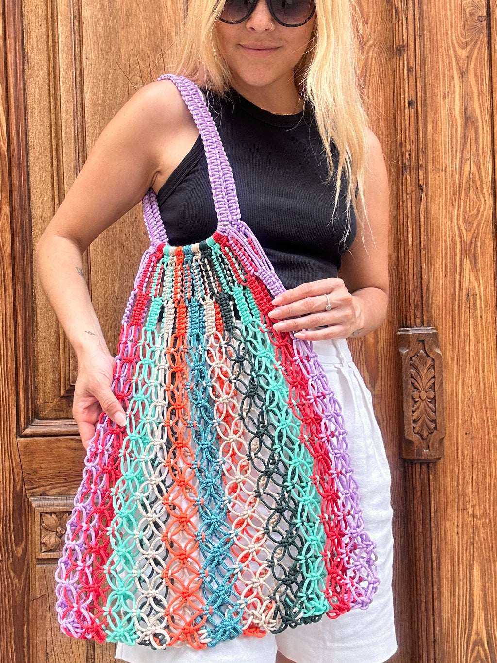 Bolso Rejilla Chauen Multicolor
