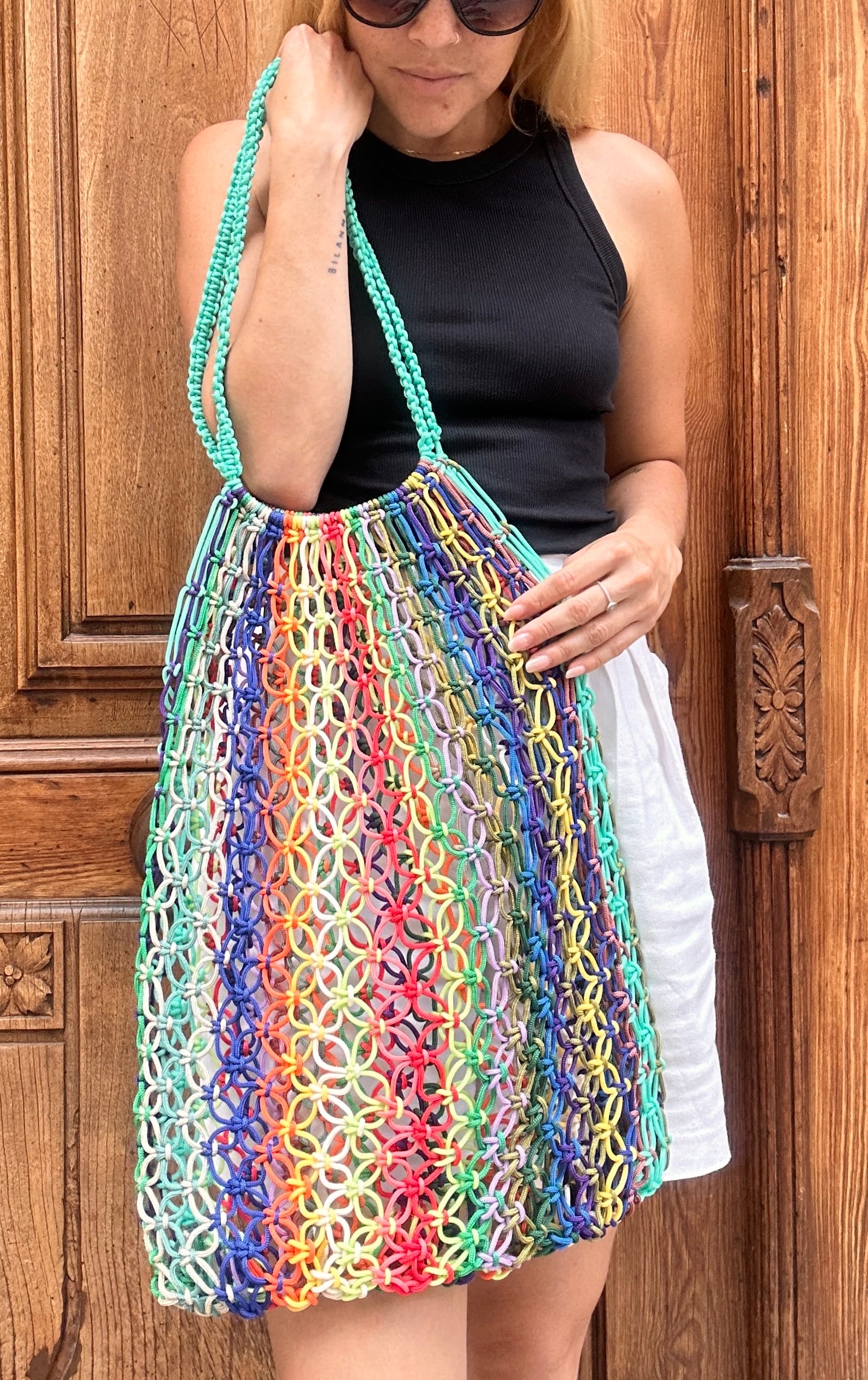 Bolso Rejilla Chauen Multicolor