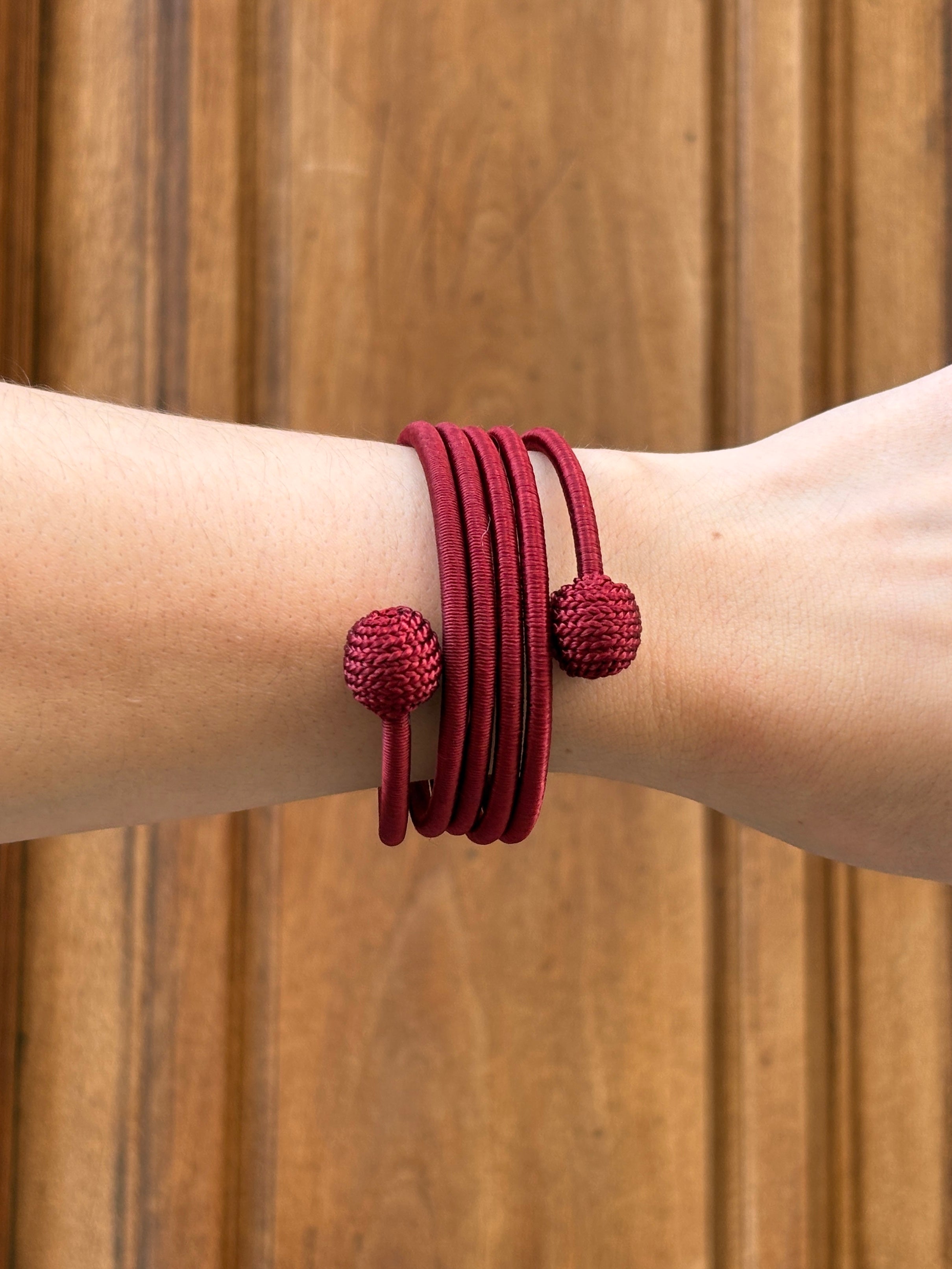 Brazalete Khadija Espiral colores invierno