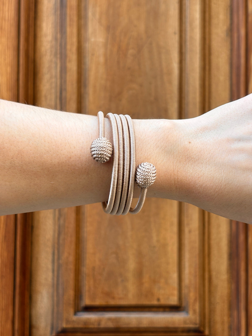 Brazalete Khadija Espiral colores invierno