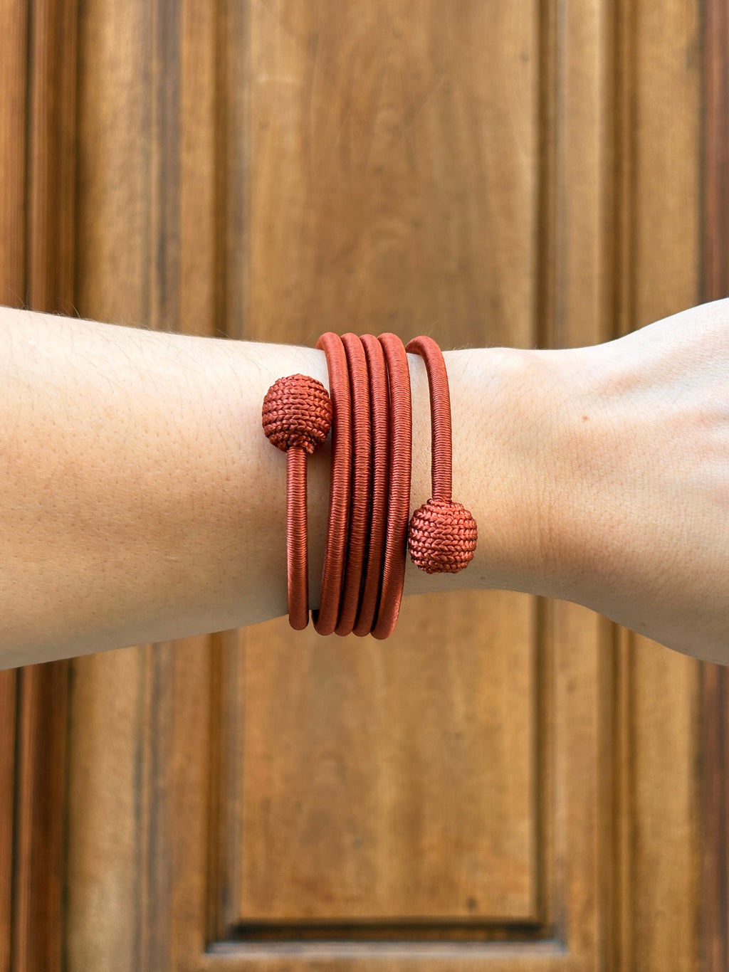 Brazalete Khadija Espiral colores invierno