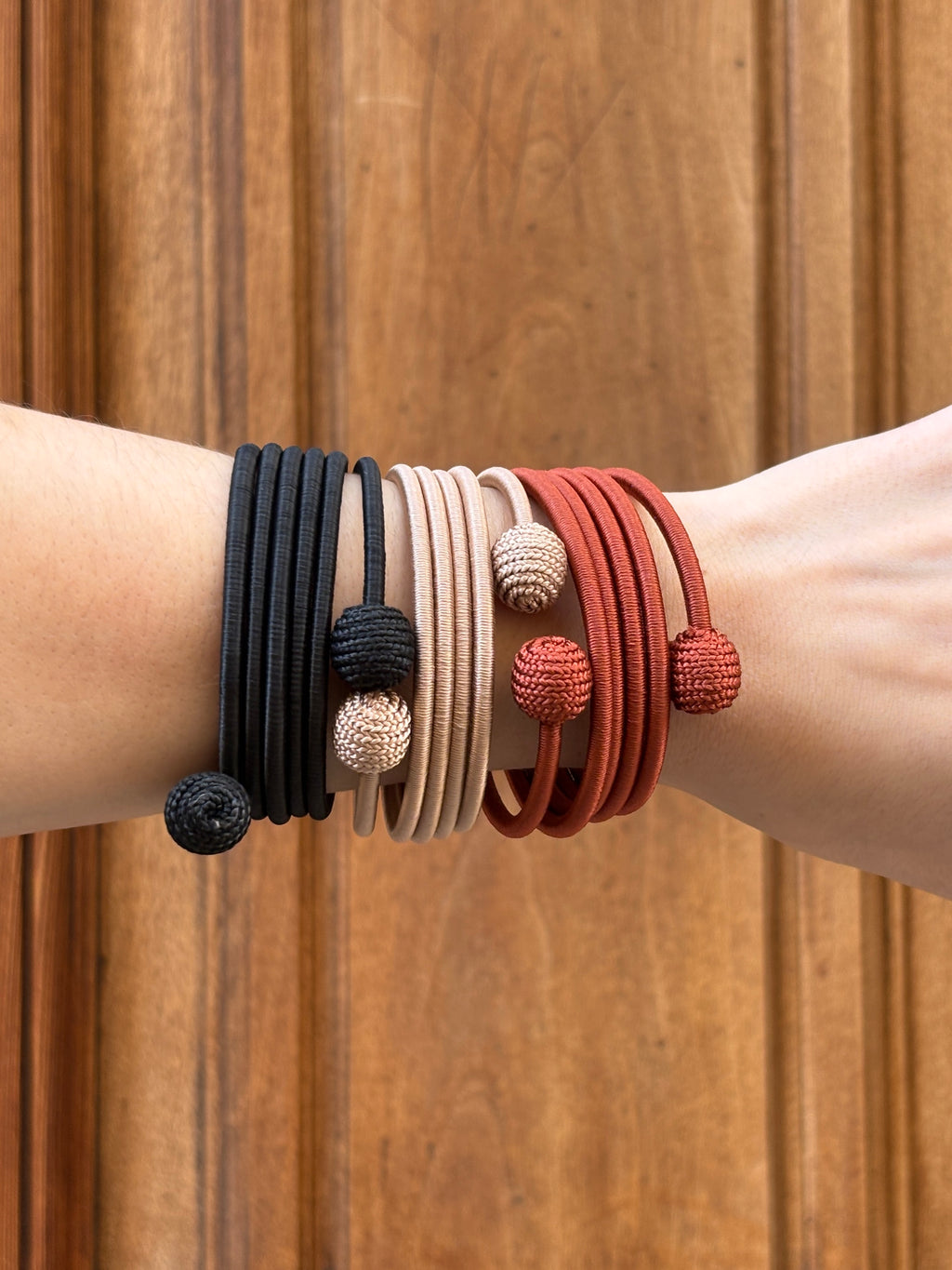 Brazalete Khadija Espiral colores invierno