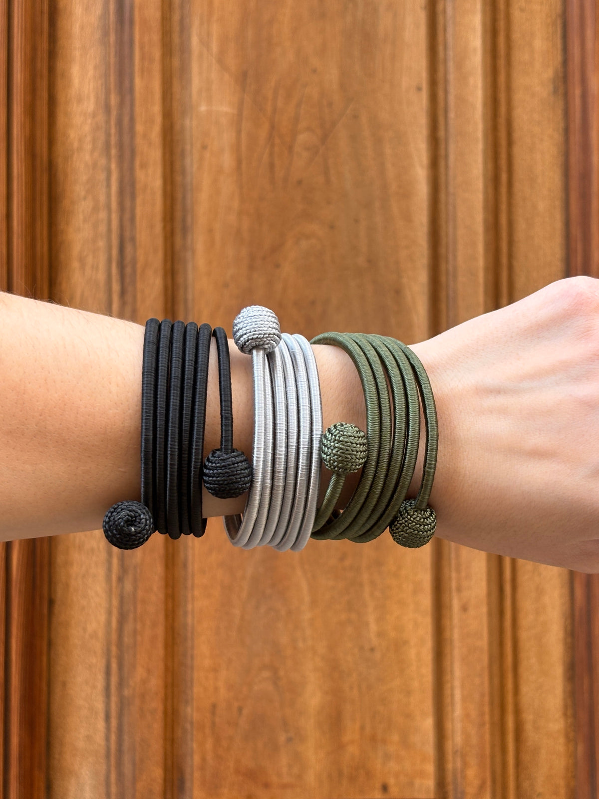 Brazalete Khadija Espiral colores invierno