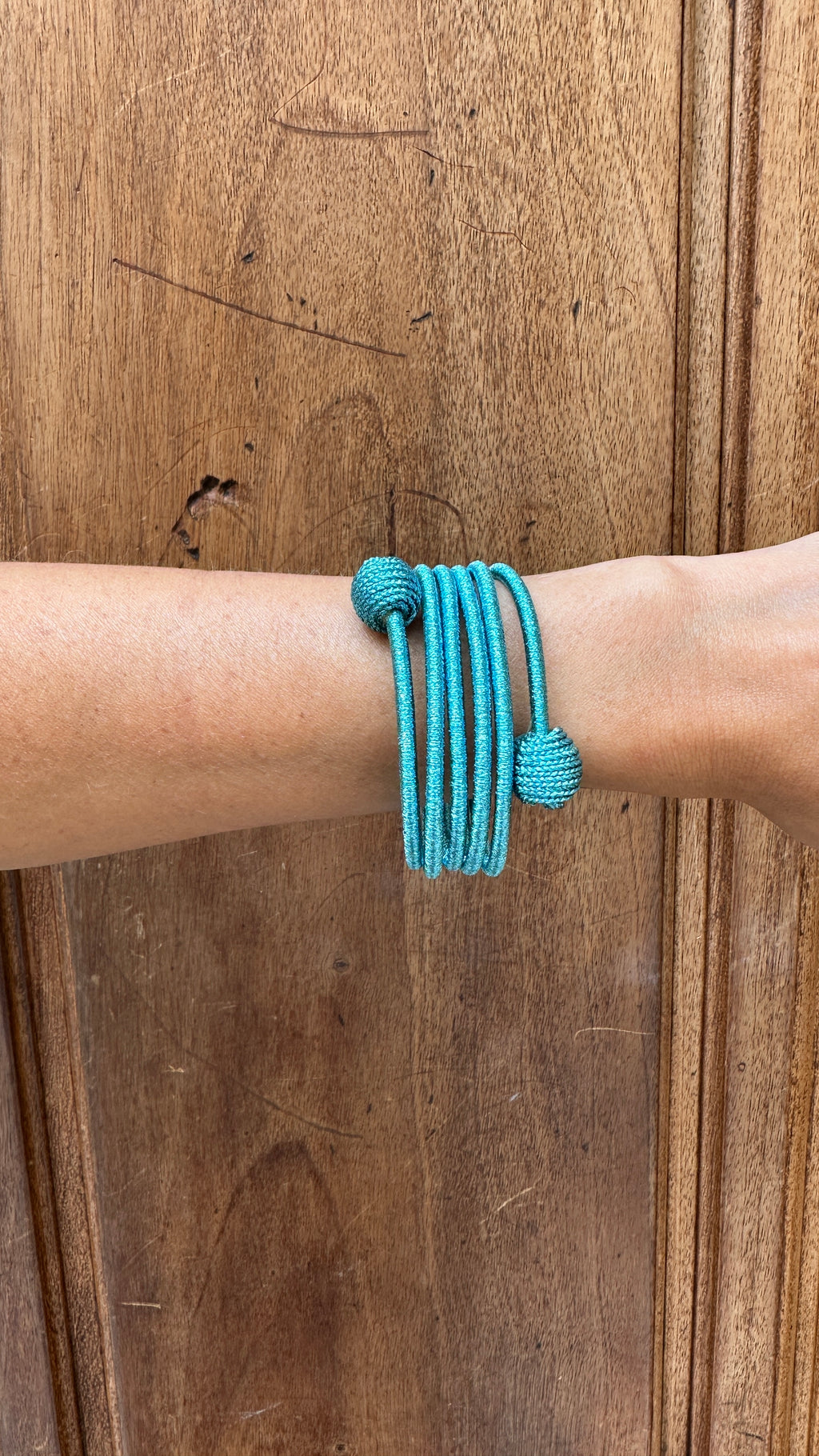 Brazalete Khadija Espiral Metalizados