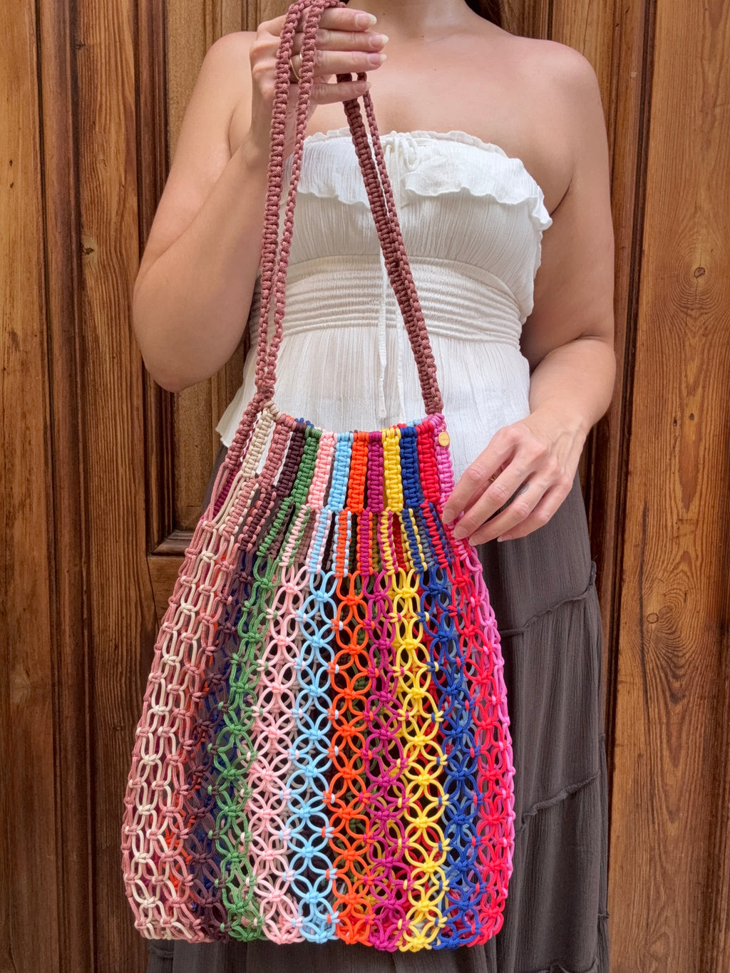 Bolso Rejilla Chauen Multicolor