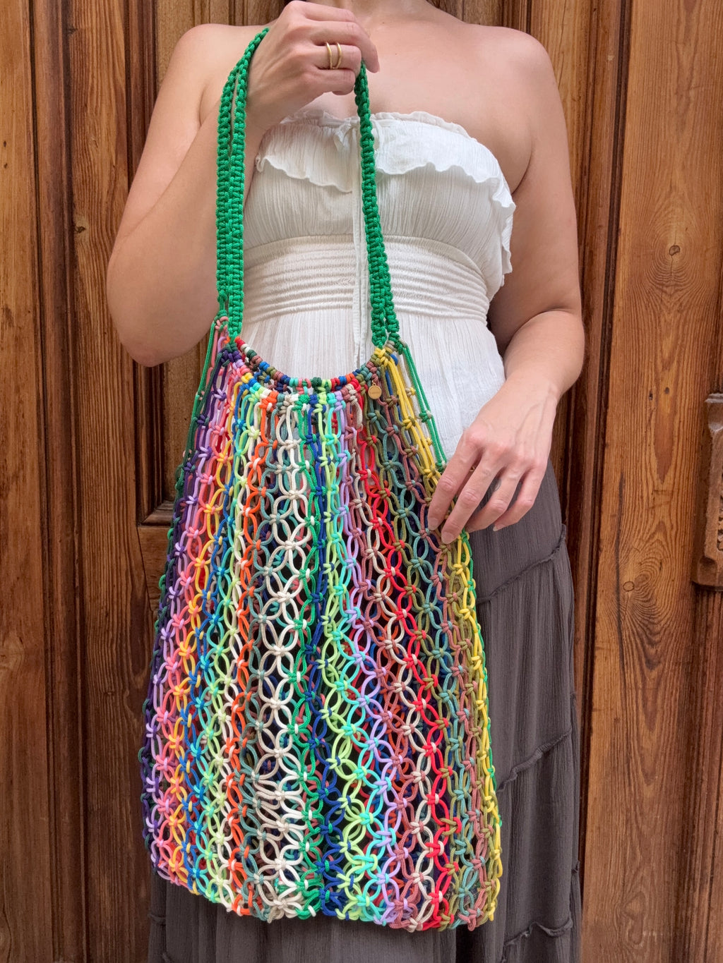 Bolso Rejilla Chauen Multicolor