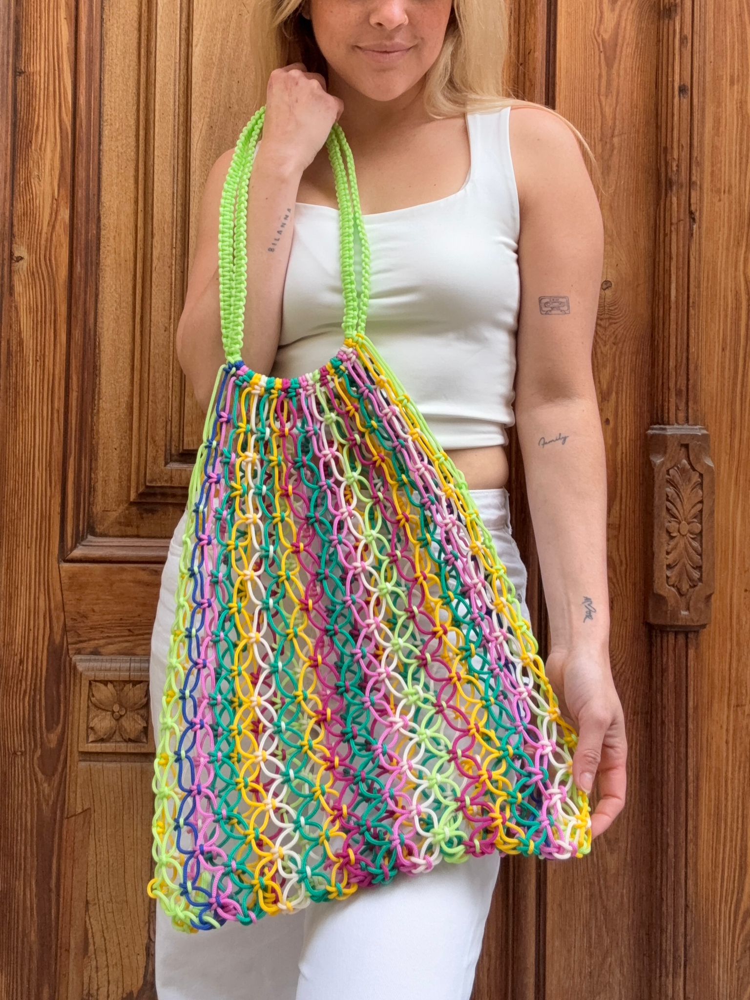 Bolso Rejilla Chauen Multicolor