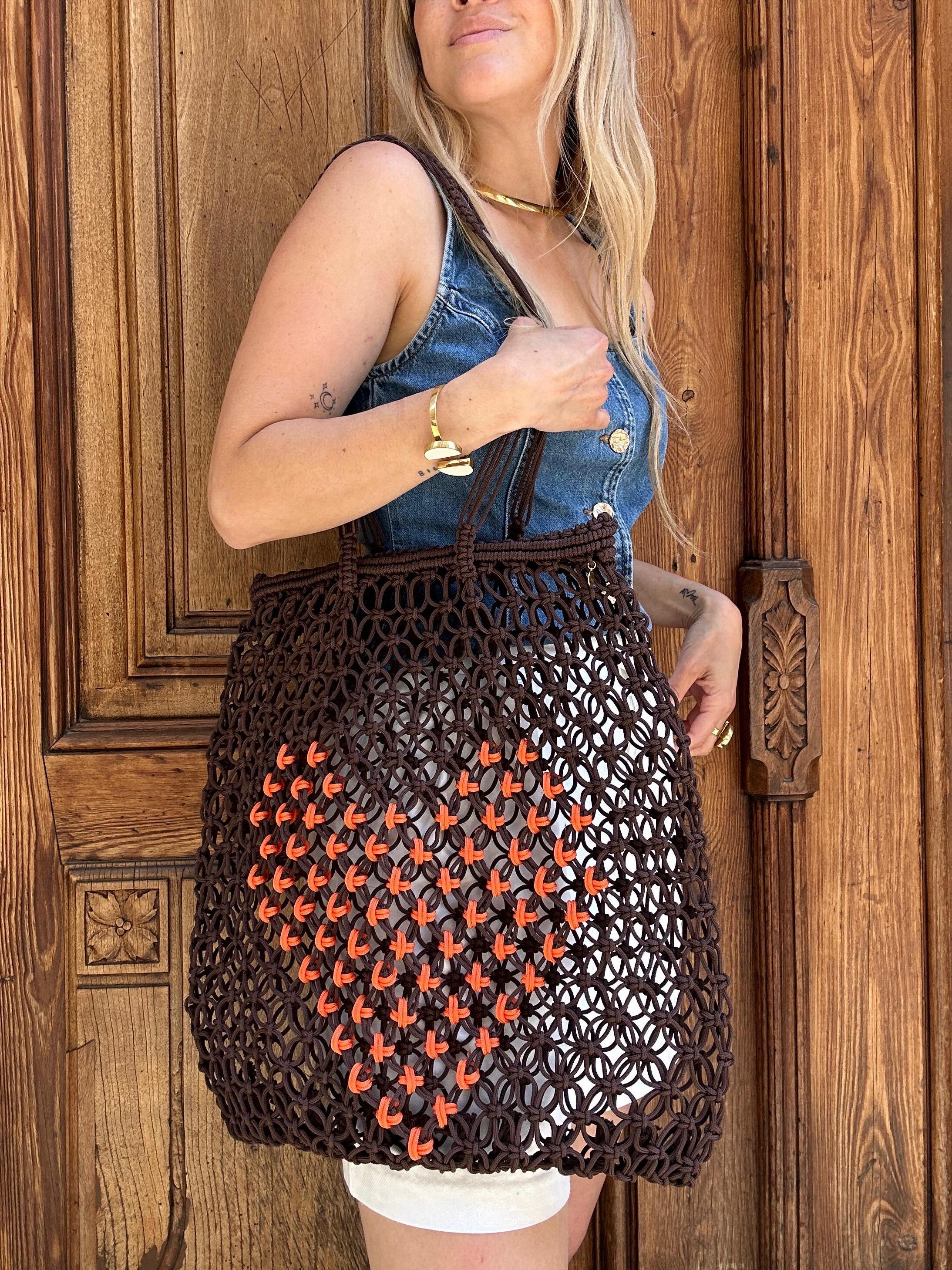 Bolso Tote Rejilla Essauira Corazón