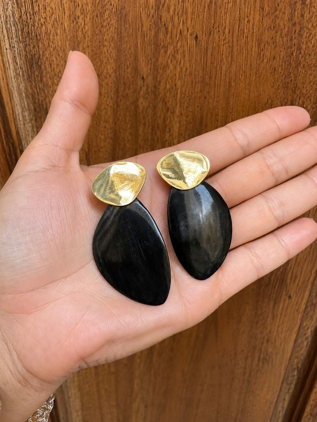 Pendientes Kenza cuerno