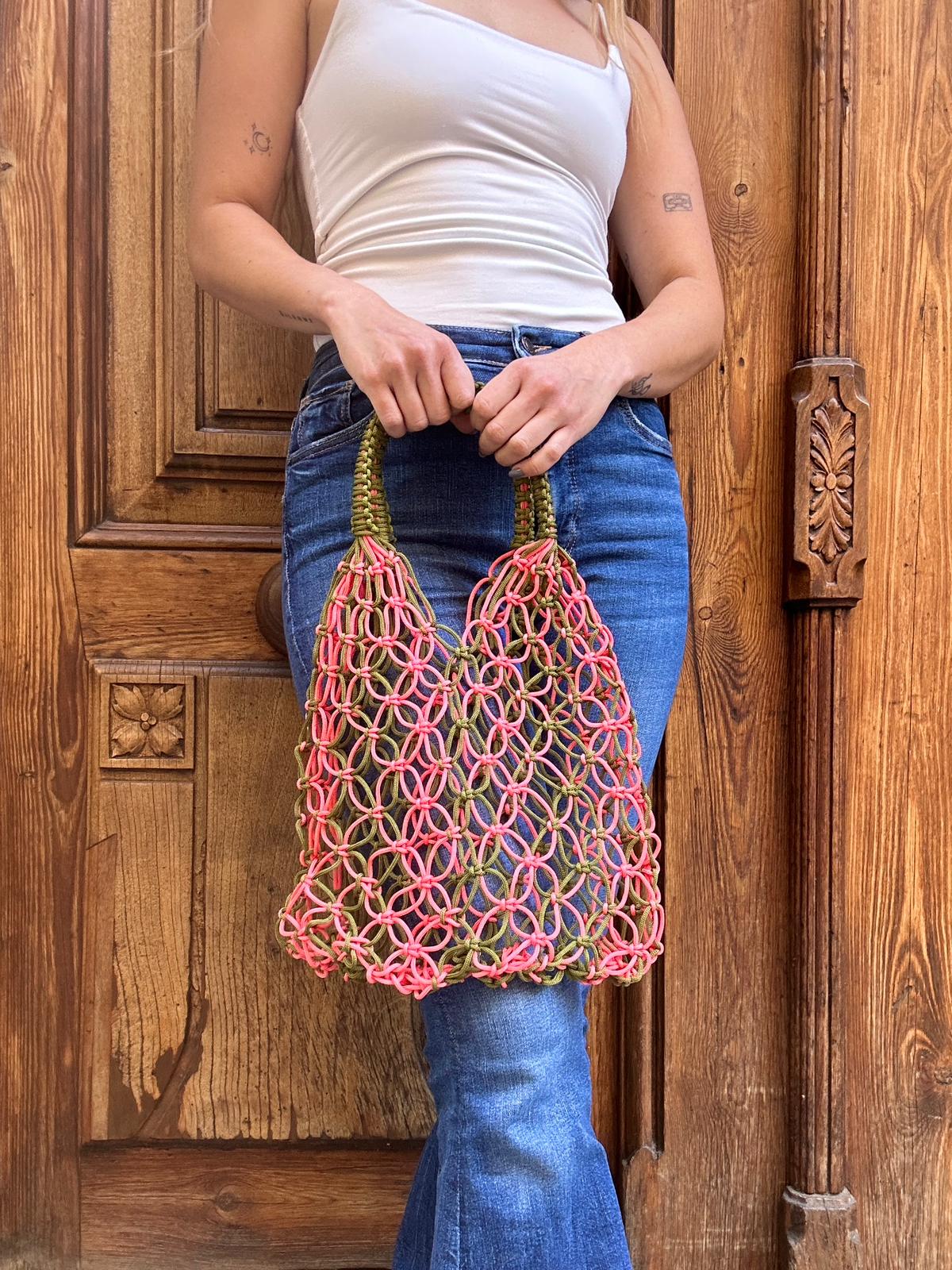 Bolso Rejilla Chauen Mini Multicolor