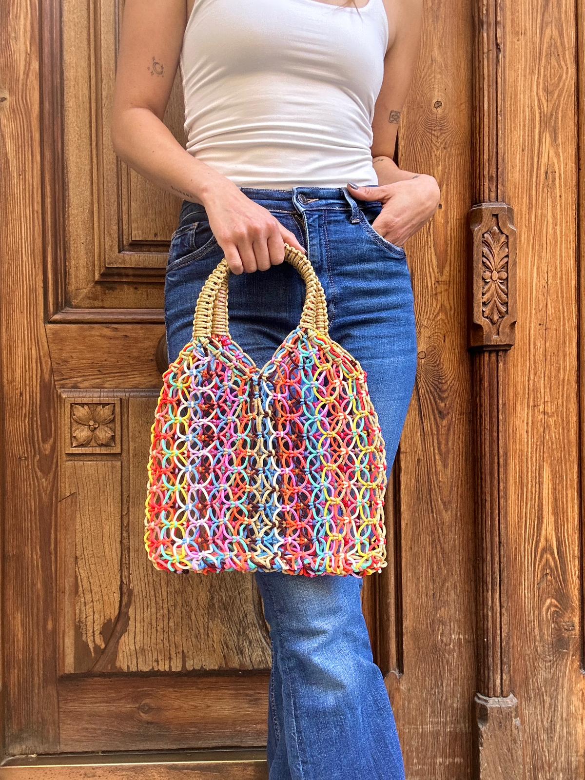 Bolso Rejilla Chauen Mini Multicolor