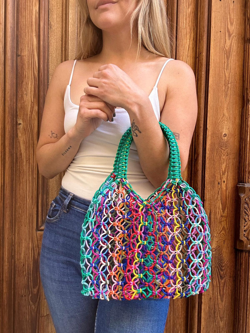 Bolso Rejilla Chauen Mini Multicolor