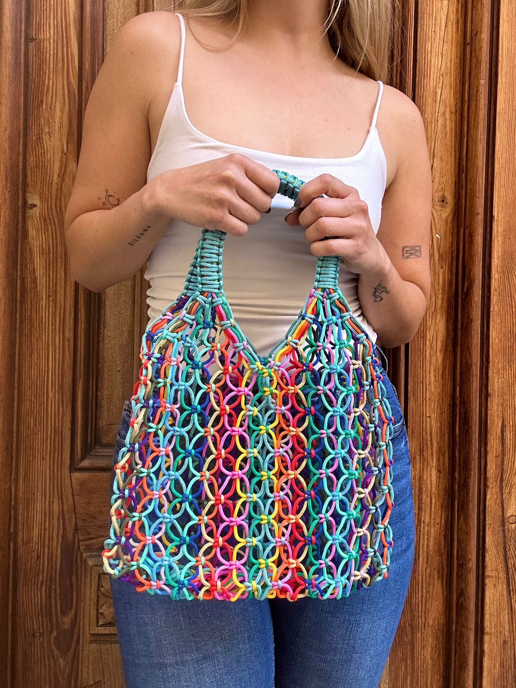 Bolso Rejilla Chauen Mini Multicolor