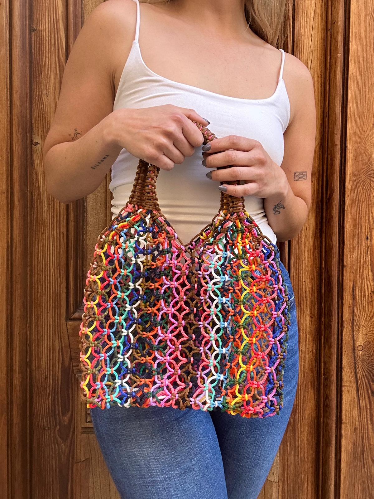 Bolso Rejilla Chauen Mini Multicolor