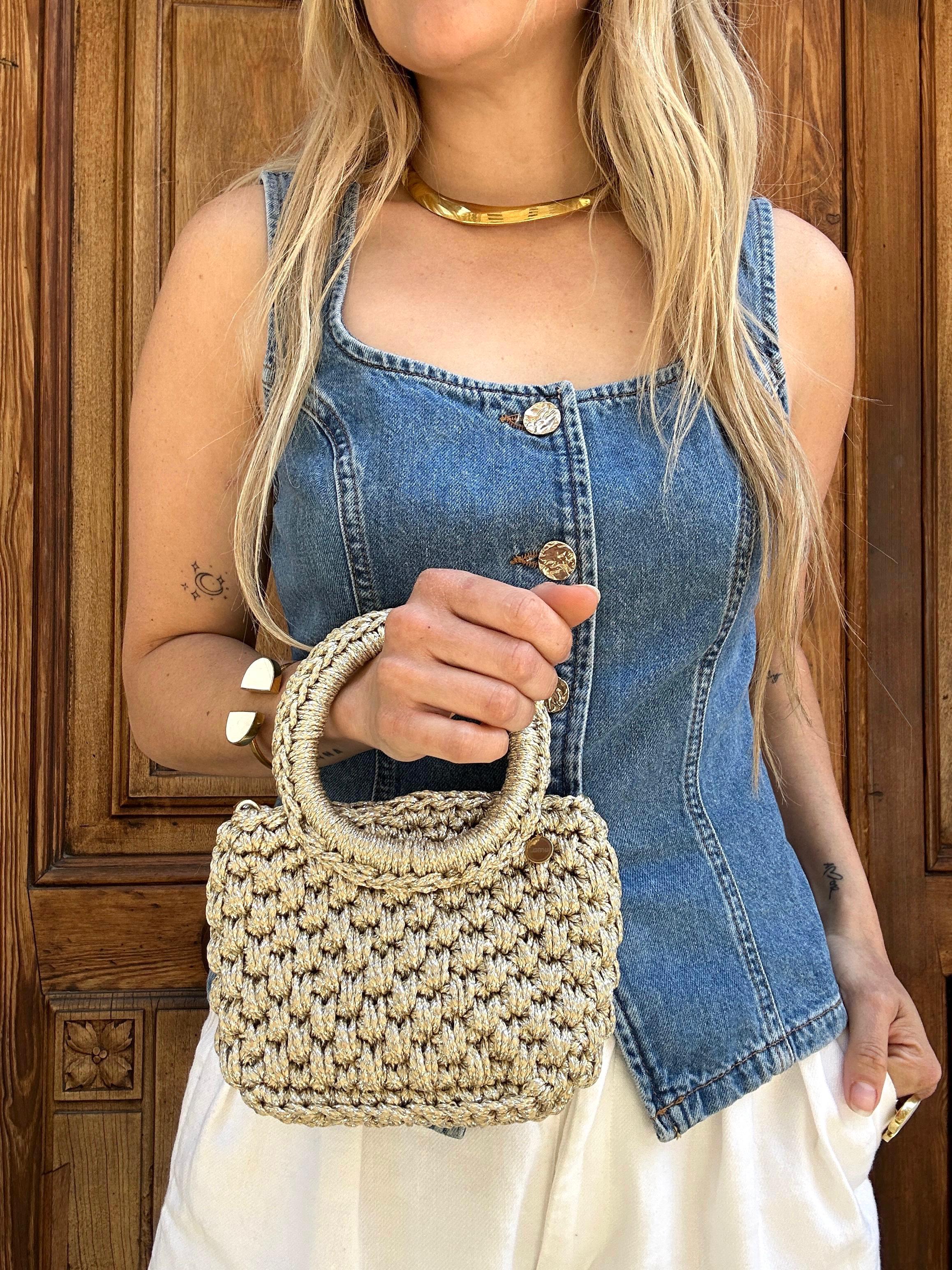 Bolso de Mano Agadir Mini Metalizado