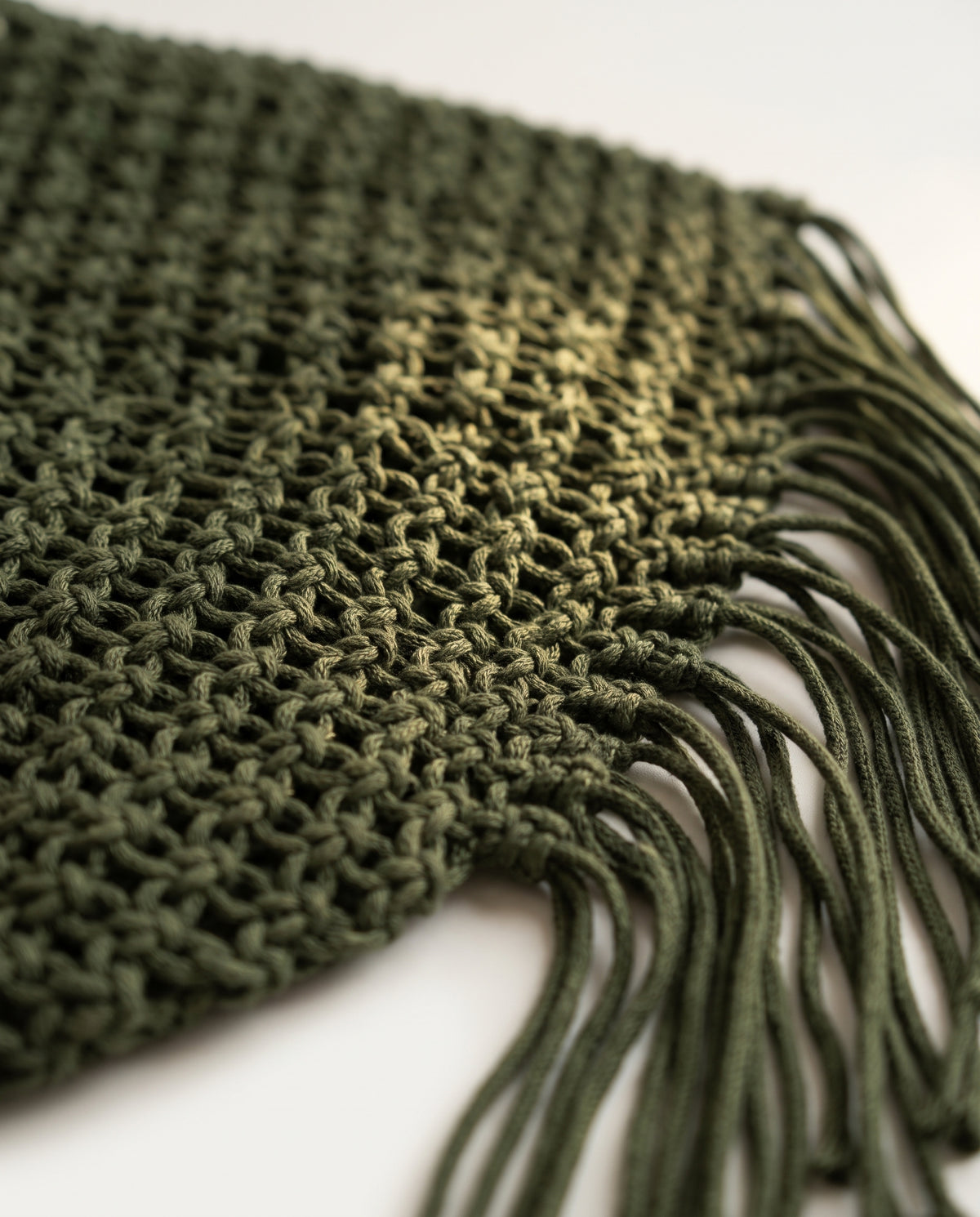 Macrame Tote Bag — Macrame Weave Detail | Generated by Modelize