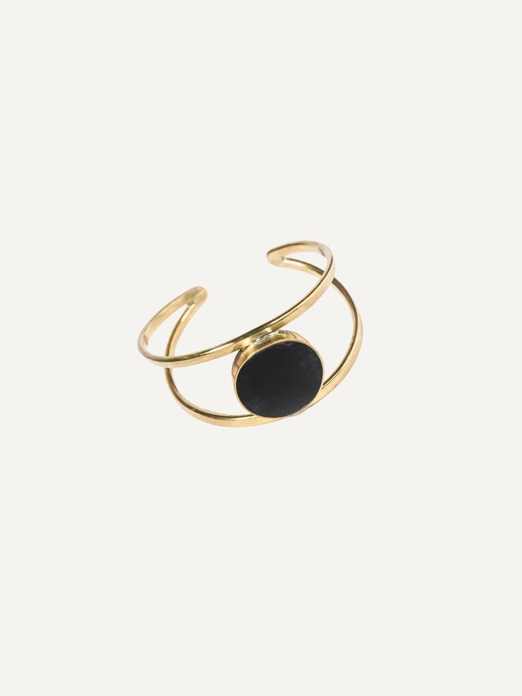 Brazalete Farida Negro - LamuBrand