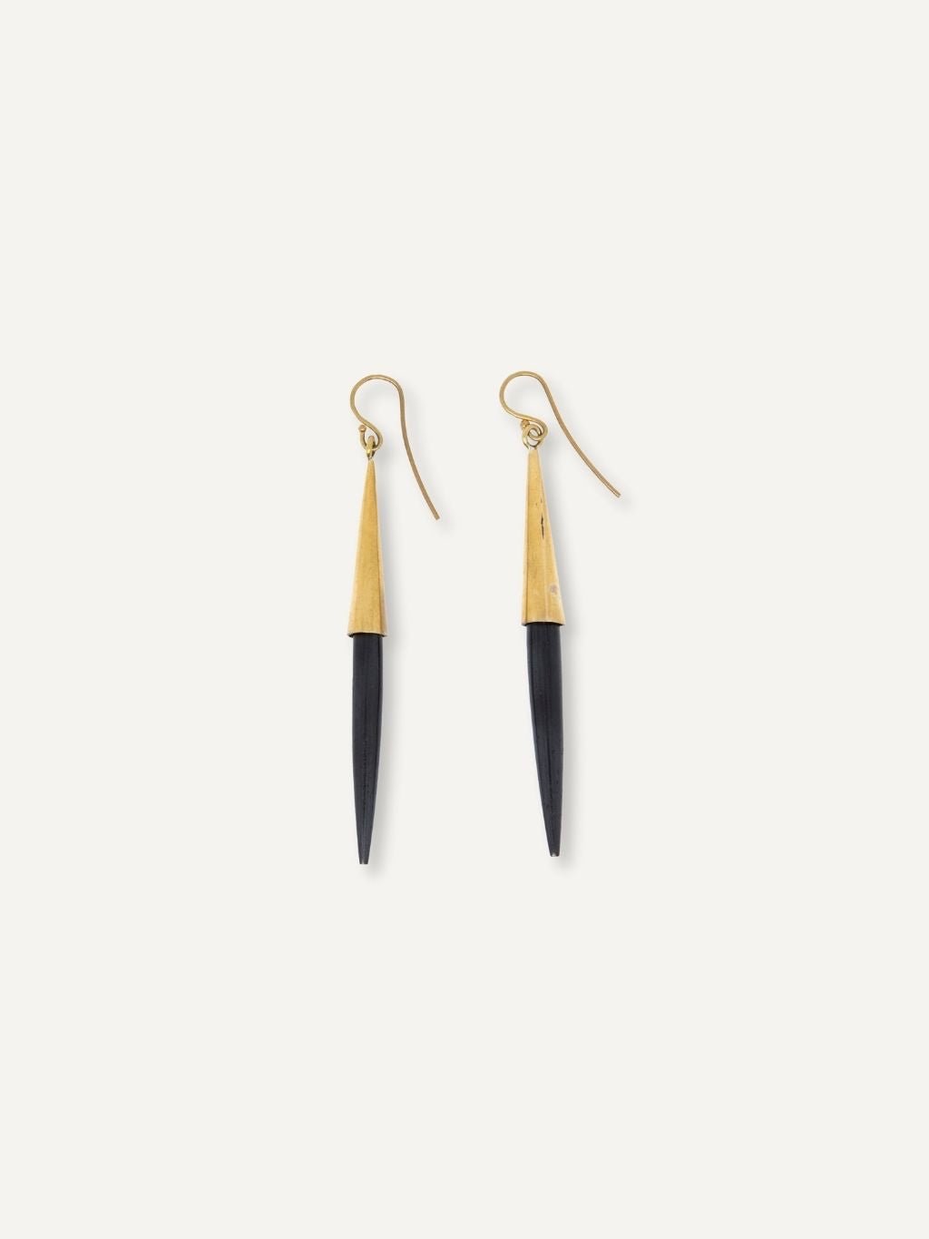 Pendientes Deva Negro - LamuBrand